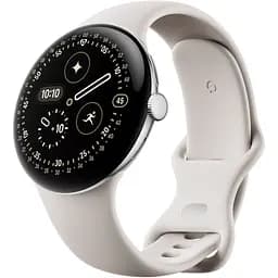 Смарт-часы Google Pixel Watch 4 41mm Wi-Fi Polished Silver Aluminum case/Porcelain Active Band [164403]