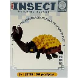 Детский конструктор Насекомые Bambi A62138 90 деталей