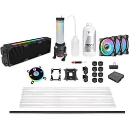 Набор для сборки cистемы жидкостного охлаждения Thermaltake Pacific CL360 Max D5 Hard Tube Water Cooling Kit (CL-W259-CU00SW-A)