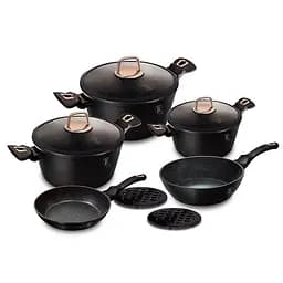 Набір посуду 10 предметів Black Rose Collection Berlinger Haus kuh0014007