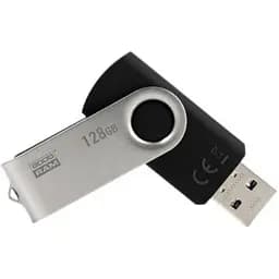 USB флеш накопичувач Goodram 128GB UTS3 Twister Black USB 3.0 (UTS3-1280K0R11) - мініатюра 2