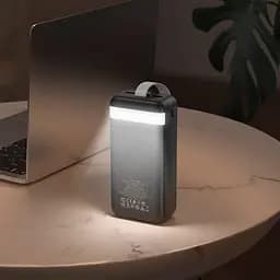 Зовнішній акумулятор Power Bank Borofone BJ14B Freeway 30000 mAh LED LAMP - мініатюра 5
