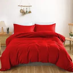 Пододеяльник MirSon Satin Light Pro 10-007 220х240 см Red (2200010172287)