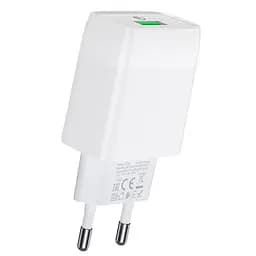 МЗП Hoco C72Q Glorious QC3.0 18W (1USB-A) Білий - мініатюра 2