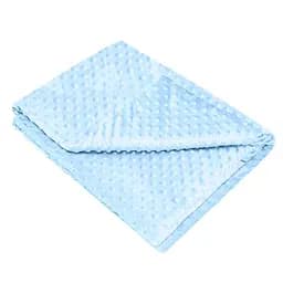 Дитячий плед Bimbo 100х80 плюш Minky блакитний