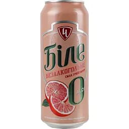 Пиво безалкогольне Чернігівське Біле грейпфрут 0.5% 0.5 л з/б