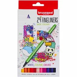 Набір лінерів FINELINER 24 кольори Bruynzeel