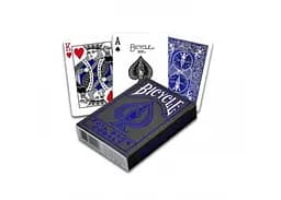 Карти гральні United States Playing Card Company Bicycle Foil Back Cobalt (blue) (02441) - мініатюра 5