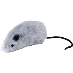 Игрушка для кошек Природа Крыска 8x4 см серая