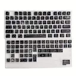 Набір кейкапів Spider Web PBT Cherry Profile 130 клавіш, Чорний
