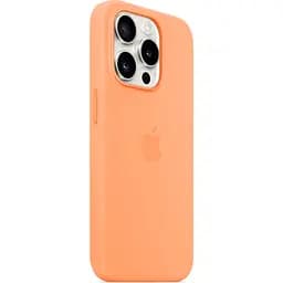 Чохол Silicone Case with MagSafe для Apple iPhone 15 Pro Orange Sorbet AAA [93265] - мініатюра 2