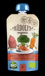 Пюре Rudolfs Pouch Лосось с овощами, 110 г
