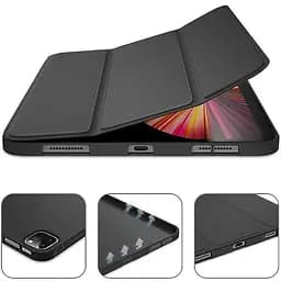 Чохол-книжка BeCover Tri Fold Soft TPU Silicone для Apple iPad Pro 11 2020/2021/2022 Black (709710) - мініатюра 4