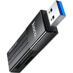 Кардрідер Hoco HB20 Mindful 2-in-1card reader ( USB3.0 ) Чорний