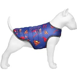 Курточка-накидка для собак Waudog Clothes, малюнок "Сила Супермена", S, А 32 см, B 41-51 см, С 25-35 см