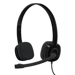 Комп'ютерна гарнітура Logitech H151 Stereo Black (981-000589)