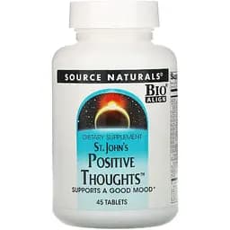 Комплекс Source Naturals St. John's Positive Thoughts для підтримки гарного настрою 45 таблеток