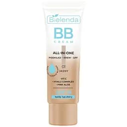 Тональный крем Bielenda All in One BB Cream + SFP 15, 01 светлый 30 г
