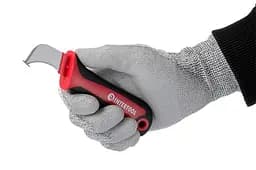 Ніж будівельний кабельника електрика для зняття ізоляції Intertool HT-0562 170 мм з п'ятою - мініатюра 7