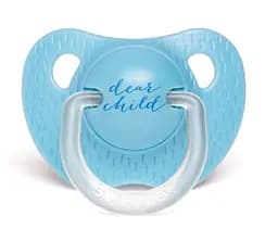 Пустышка силиконовая Suavinex Смысл жизни, 18+ мес., голубой (303336)