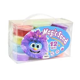 Набір кінетичного піску Magic sand 39405, в наборі 12 штук