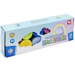Фарби гуашеві Школярик Пастельні 12 кольорів (301118001-UA)
