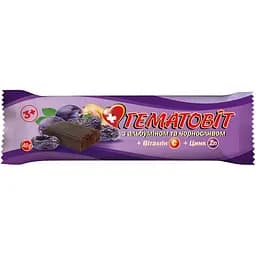 Батончик гематовіт Вітапак з альбуміном та чорносливом 40 г