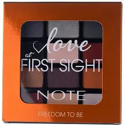 Палетка тіней Note Cosmetique Love At First Sight Eyeshadow Palette №203 (Freedom to Be) 15.6 г - мініатюра 4