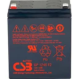 Аккумулятор CSB AGM 12V (12V/4.5Ah/54Wh) (GP1245) [112287]