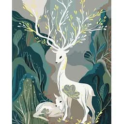 Картина за номерами ArtCraft Казкові олені 40х50 см (11591-AC)