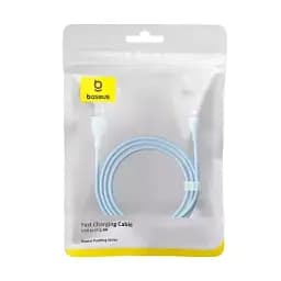 Кабель Baseus Pudding Series Fast Charging Cable USB to Lightning 2.4A 2m 2m P10355700311-01 Blue - мініатюра 5
