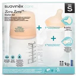 Пляшечка для годування Suavinex набір антиколіковий ZERO.ZERO 180 мл (306422)