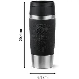 Термочашка Tefal Travel Mug Classic 360 мл чорна (N2020210) - мініатюра 4