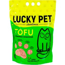 Наполнитель для кошачьего туалета Lucky Pet тофу с ароматом лаванды 6 л