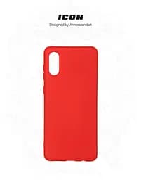 Чехол ArmorStandart ICON для Samsung A02 (A022) Chili Red (ARM58230) - мініатюра 3