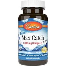 Жирні кислоти Carlson Labs Teen's Max Catch Minis 60 капсул