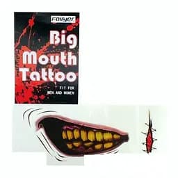 Тату для лица Big mouth Tattoo