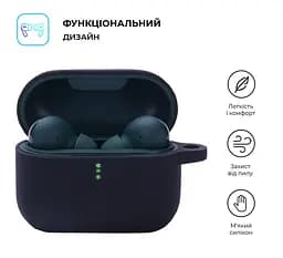Силіконовий чохол для навушників Xiaomi QCY T10 Pro/T10, Hang Case, чорний, ультратонкий захисний кейс товщиною 2 мм, захист від подряпин, пилу та ударів, компактний, з карабіном для кріплення, ArmorStandart (ARM68425) - мініатюра 2