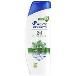 Шампунь Head & Shoulders 2 в 1 Проти лупи Свіжість ментолу 625 мл (8700216305372)