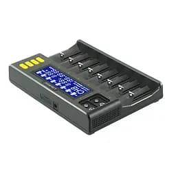 Зарядний пристрій LiitoKala Lii-S8 для акумуляторів АА, ААА, 18650, 21700, 26650 Li-ion, Ni-MH, Ni-Cd, LiFePO4, Крона 9В (19418) - мініатюра 5
