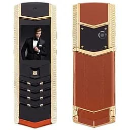 Телефон H-Mobile V1 Hope V1 brown-gold Vertu design