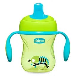 Поильник непроливайка Chicco Training, 200мл, салатовый (06921.20.04)