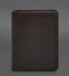 Кожаная обложка для водительского удостоверения, ID и пластиковых карт 2.1 коричневая