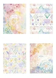 Комплект 4 шт загальних зошитів. Зошит Школярик А5 80 арк. у клітинку 5240 4823088241198