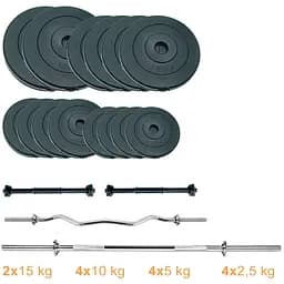 Набір штанг + гантелі Newt Gym Set 2 Rock Pro NE-PL-SET2-115 115 кг - мініатюра 2