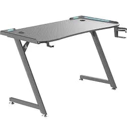 Геймерский компьютерный стол GT Racer T-1216 (120x60x73) Black