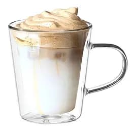 Набір чашок Maxmark із подвійними стінками, 220 мл, прозорий (MK-2747DW)