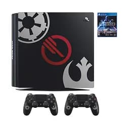 Консоль Sony PlayStation 4 Pro 1TB CUH 71 Star Wars BF II Limited Edition обслугована + 2 Геймпада бездротових DualShock 4 + гра Star Wars BF II + гарантія Б/В - мініатюра 2