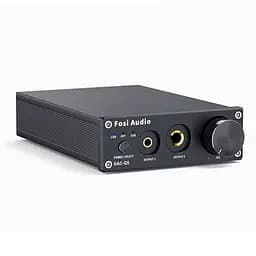 Конвертер звуку SPDIF/Coaxial на RCA/3.5/6.35 Fosi Audio DAC-Q5 black