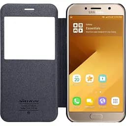 Чохол-книжка Nillkin Sparkle case Samsung Galaxy A3 A320F 2017 Black - мініатюра 3